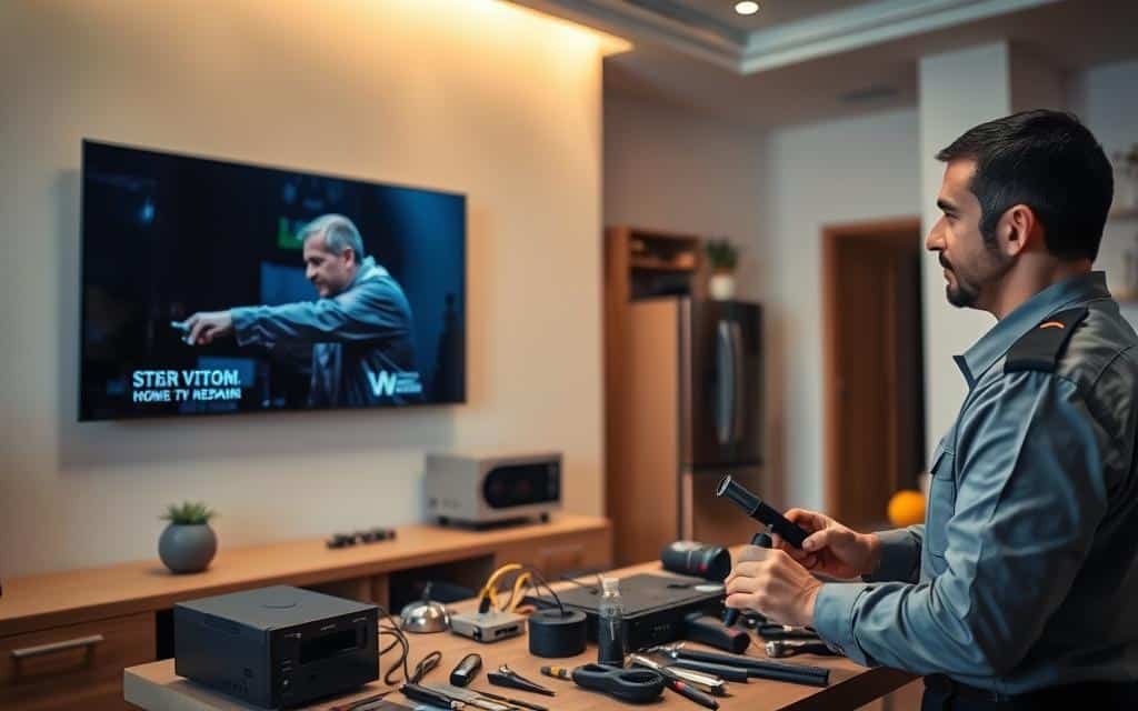 صيانة شاشات المنزل