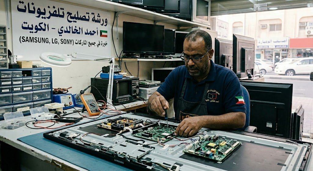 تصليح تلفزيونات في الكويت | صيانة شاشات احترافية