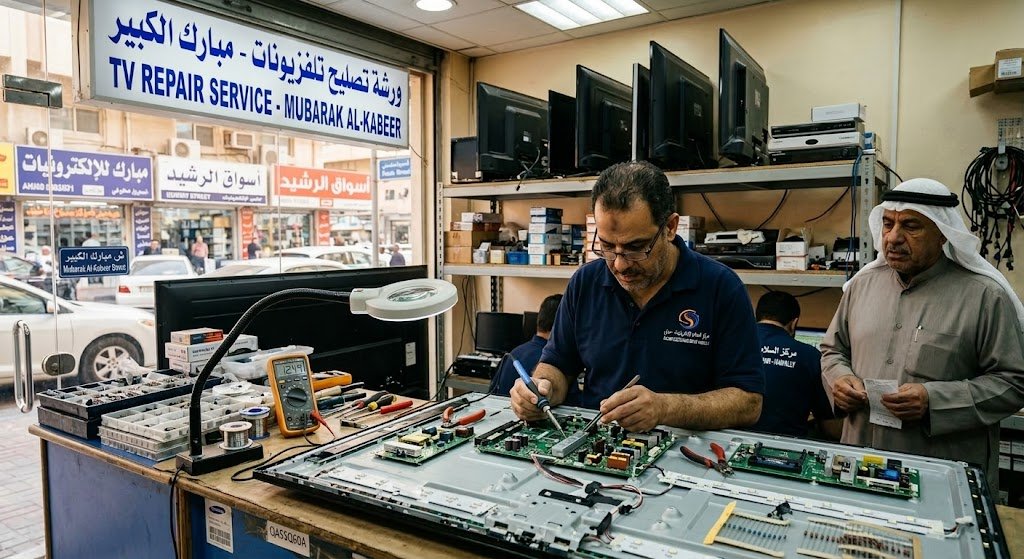 تصليح تلفزيونات مبارك الكبير الكويت