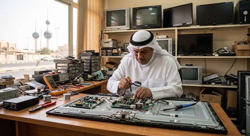 متخصص تصليح تلفزيونات الفروانية الكويت
